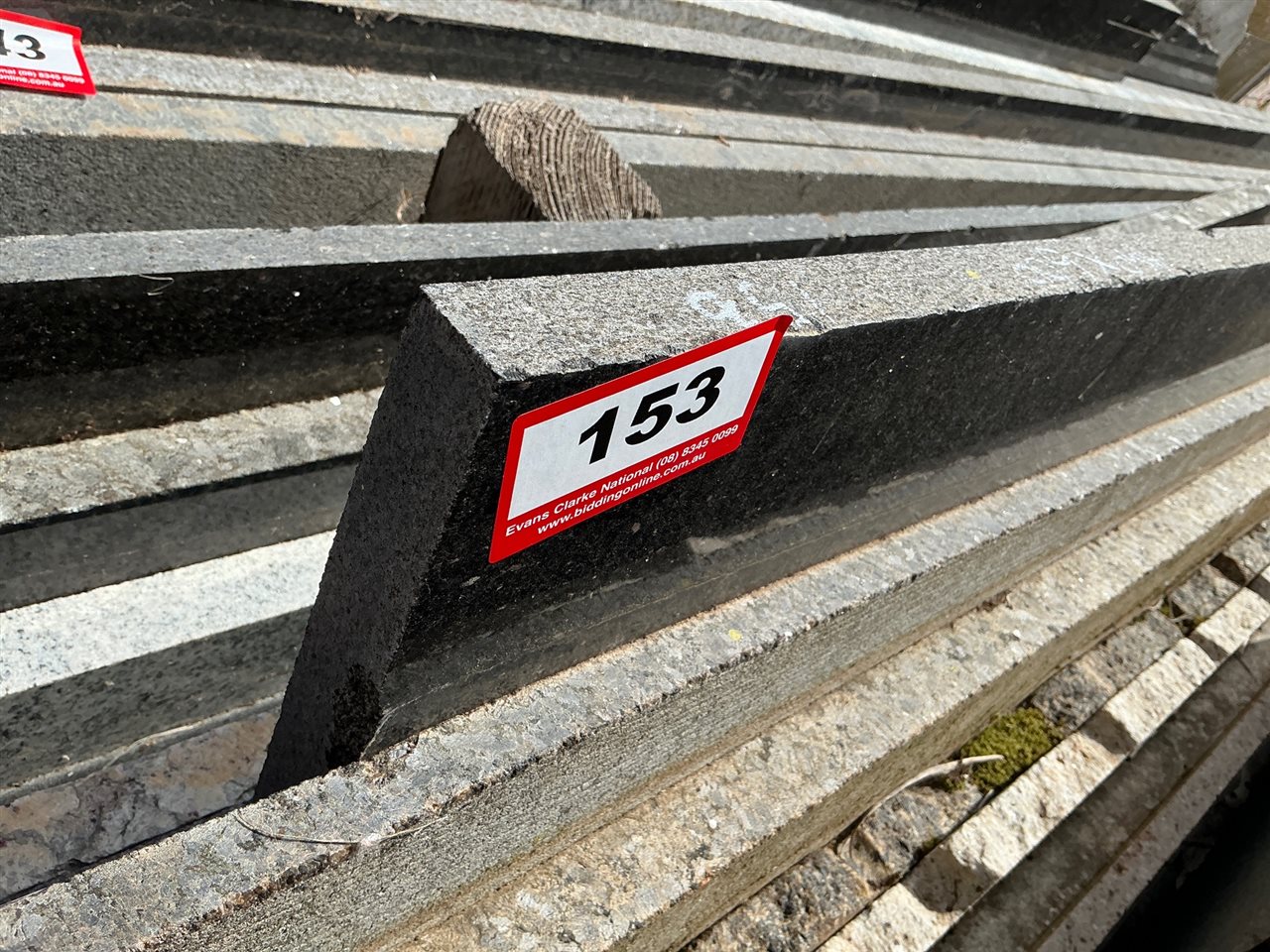Granite Slab, Black, 1850 x 600 x 30mm approx.