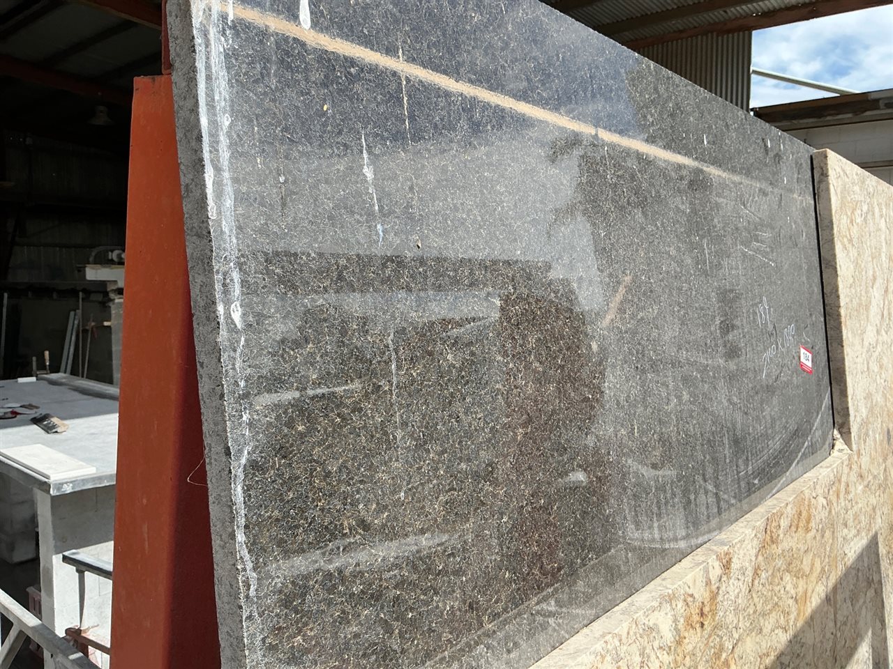 Granite Slab, Black, 2100 x 1800 x 30mm approx.