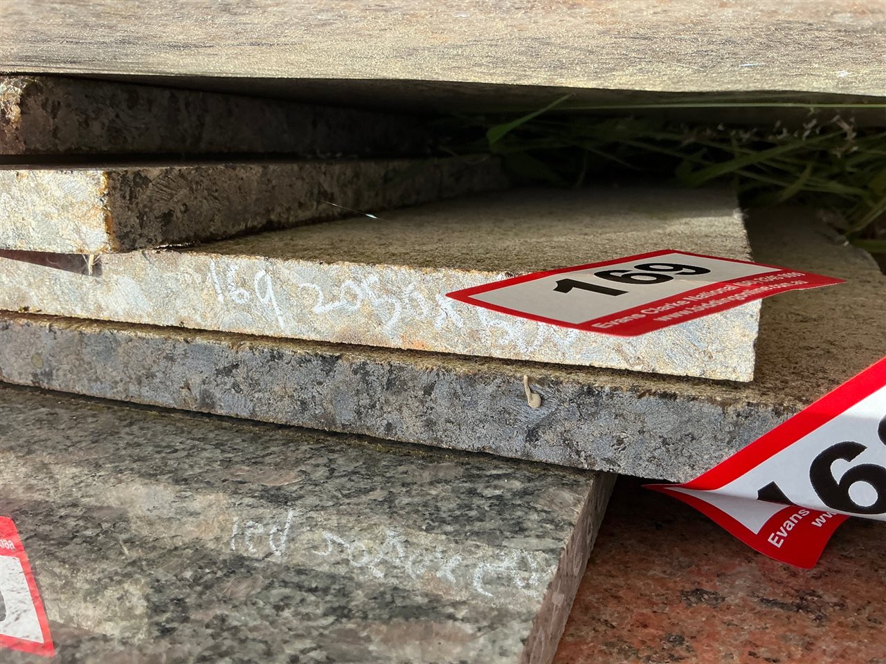 Granite Slab, Olive, 2050 x 500 x 20mm approx.
