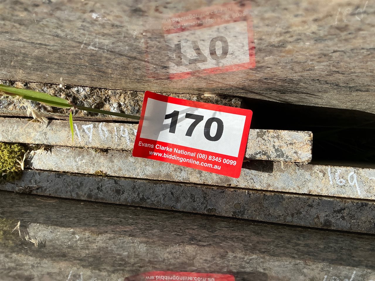 Granite Slab, Olive, 1950 x 500 x 20mm approx.