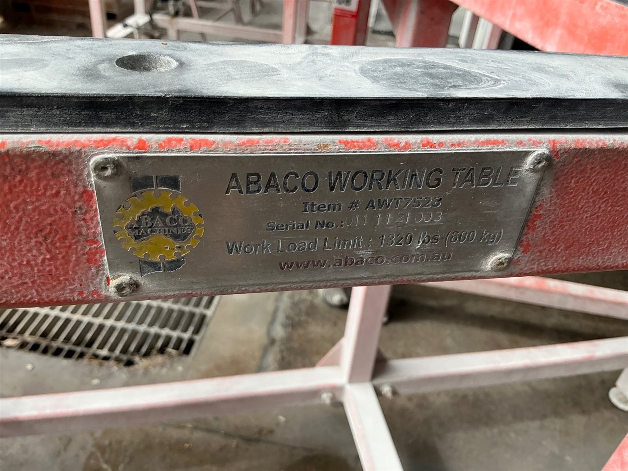 Abaco Mobile Work Table -1900 x580 x 1000 mm