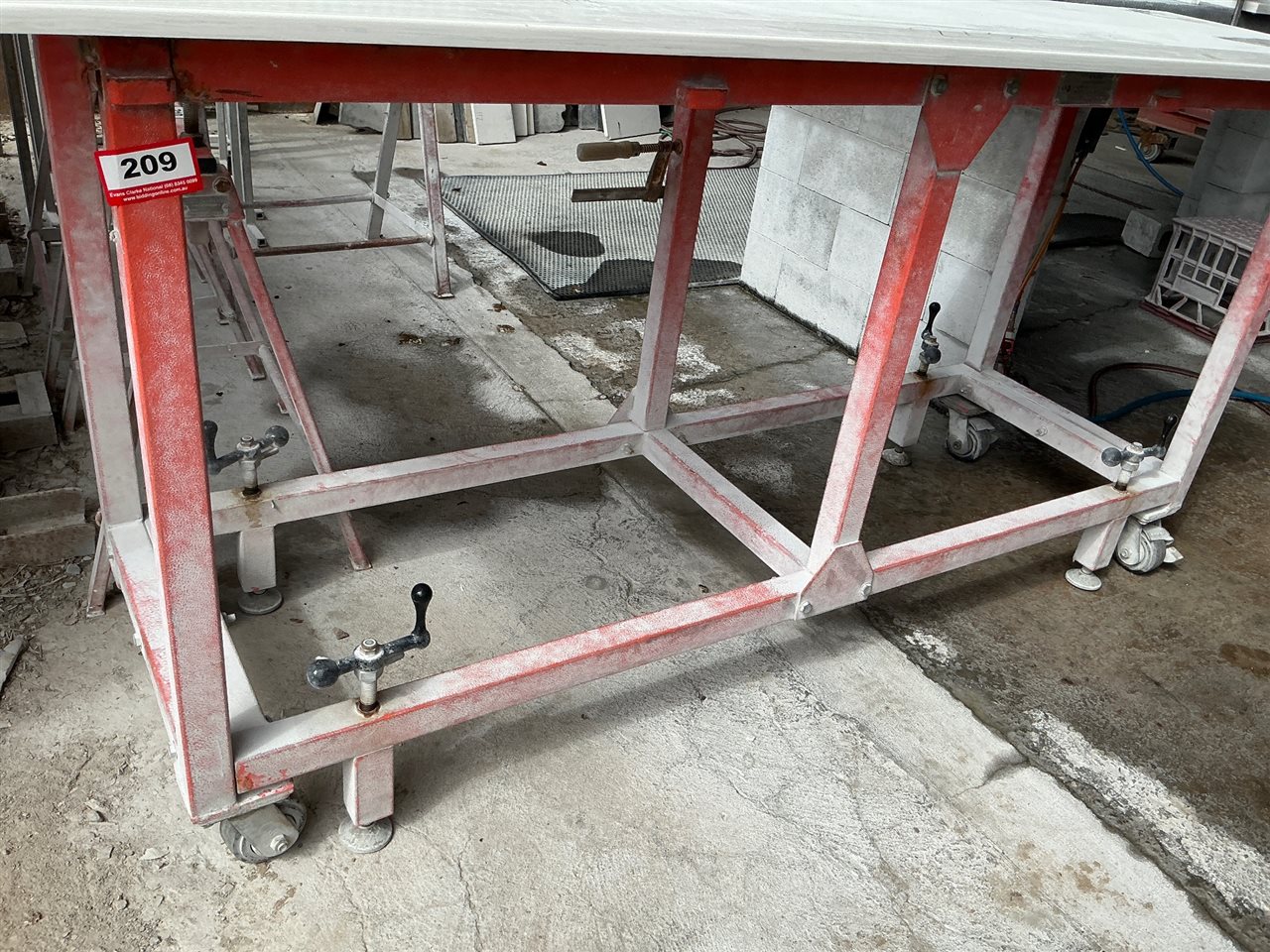 Abaco Mobile Work Table - 1900 x 580 x. 1000 mm H