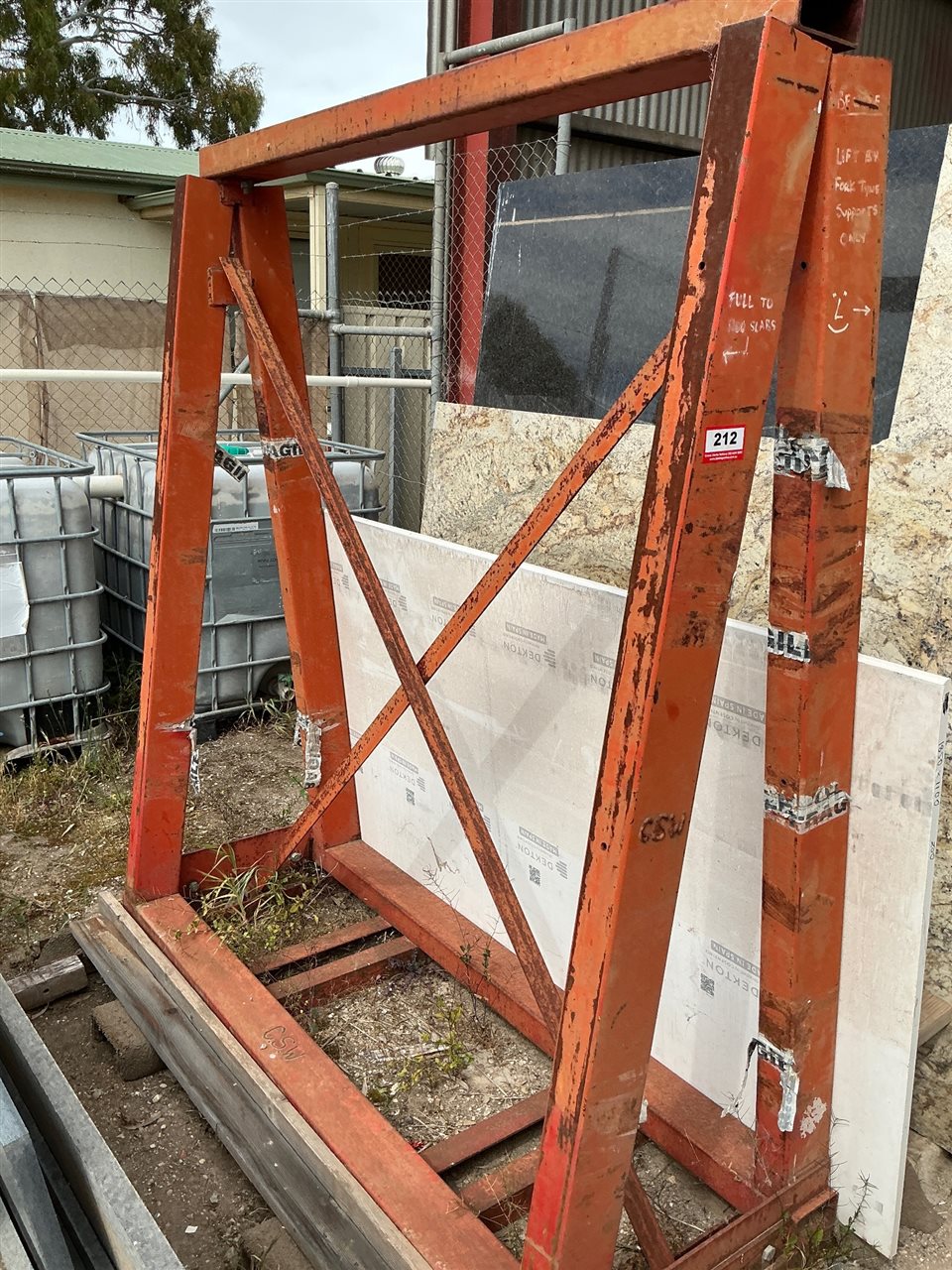 Steel Heavy Duty A Frame -1800 x 600 x 1800 mm H