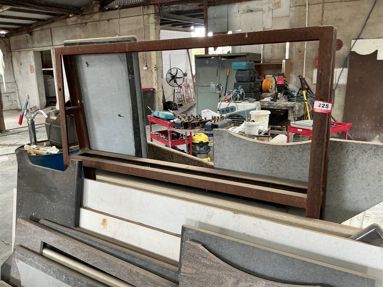 Steel A Frame  1630 x 1700  mm H - Contents Not Included