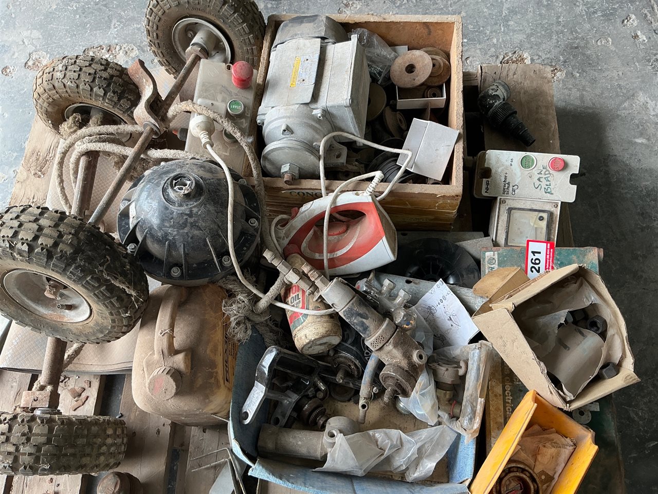Shed Sundries , Elec Motor Air Tool etc .