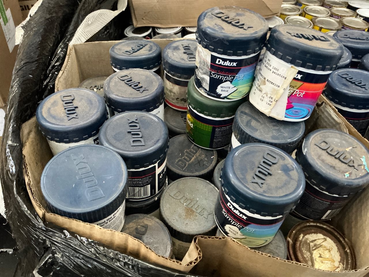 Quantity of. Mixed Sample Pots Paint
