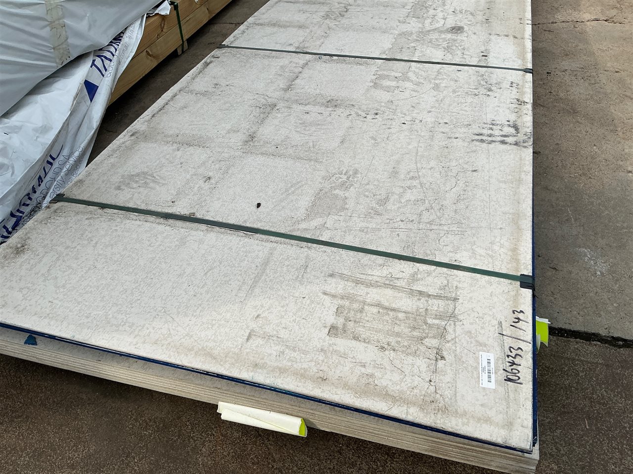 3000 x 1200, 7.5 mm Primabase Blue Board, 4 Pcs Total PK# GW999992