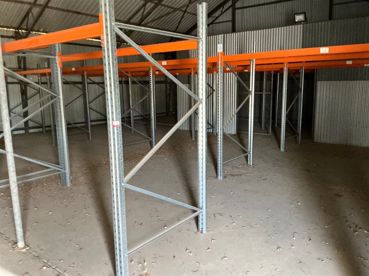 Dexion Pallet Racking- 90 C -Comprising of 11 Bays In Total -@ 2. 4 Metre High x 1330 mm Deep (2 Beams Each Bay ) Note Extra Deep Than Standard Pallet Racking @ 1330 mm Deep ) ( Comprises 2 x 4 Bays , 1 x 2 Bay and Single Bay )