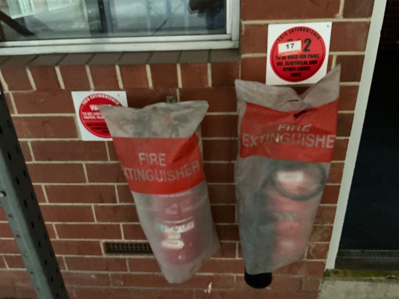 Quantity of 2 Fire Extinguishers