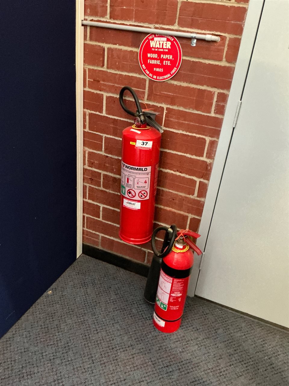 Quantity of 2 Fire  Extinguishers