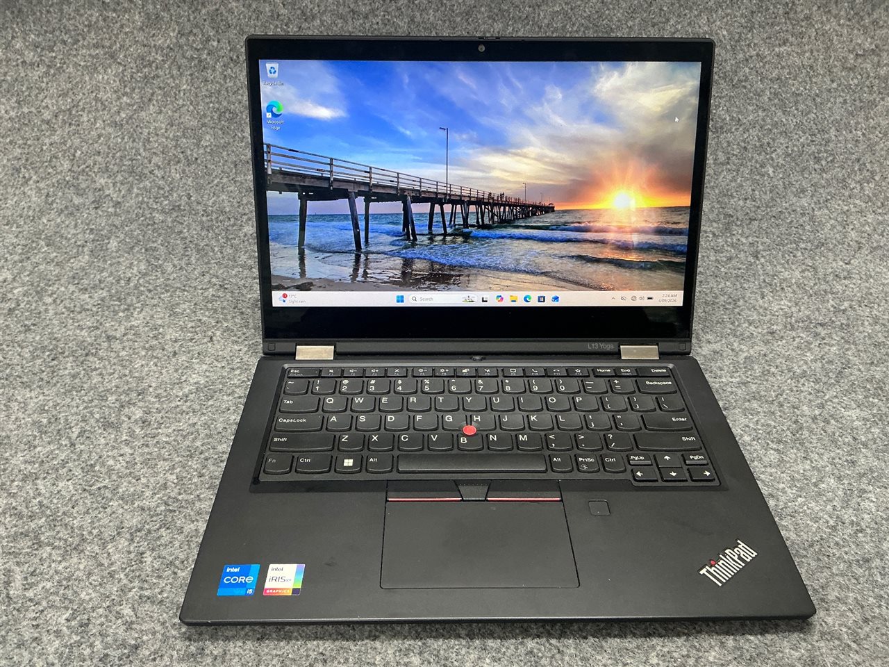 Lenovo 20VKCTO1WW ThinkPad L13 Yoga Gen 2 - Intel Core i5-1135G7, 16 GB RAM, 256GB NVMe SSD with Adapter