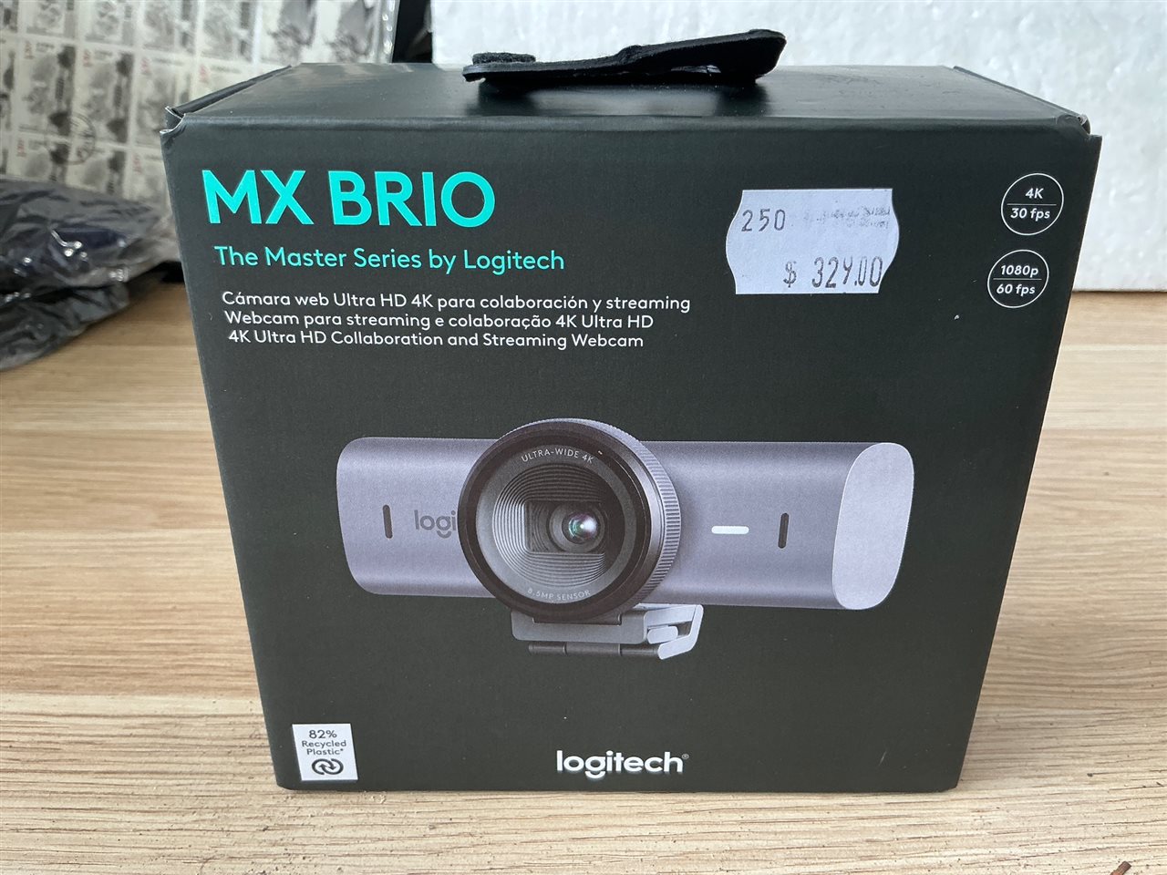 Logitech MX Brio Web Camera In Sealed Box