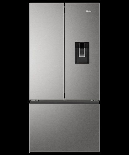 Haier 509L 500 Series French Door Refrigerator Freezer with Non-Plumbed Water Dispenser, Satina, Model Number: HRF510FHS - RRP $1,799
