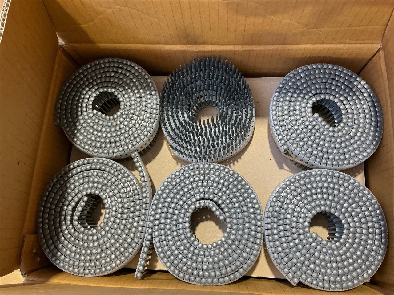 Galv. Oval Head Ring Screw Nails - 2. 5 x 50 - Carton of 12 Rolls - 3600 PCE
