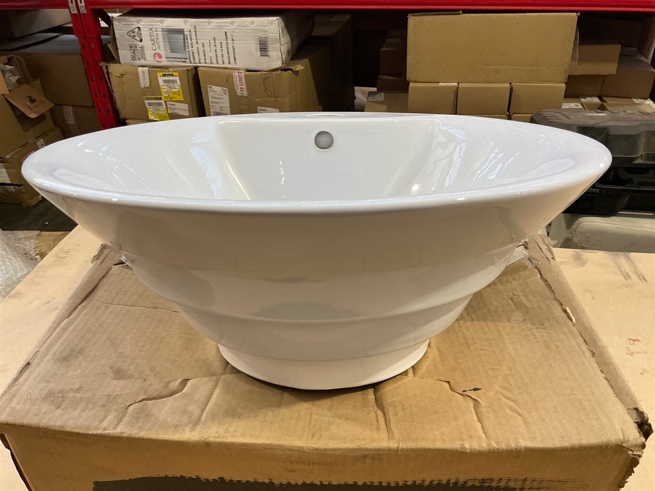 Ceramic Round Handbasin 1 Taphole -  470 Xx470 x 200 mm