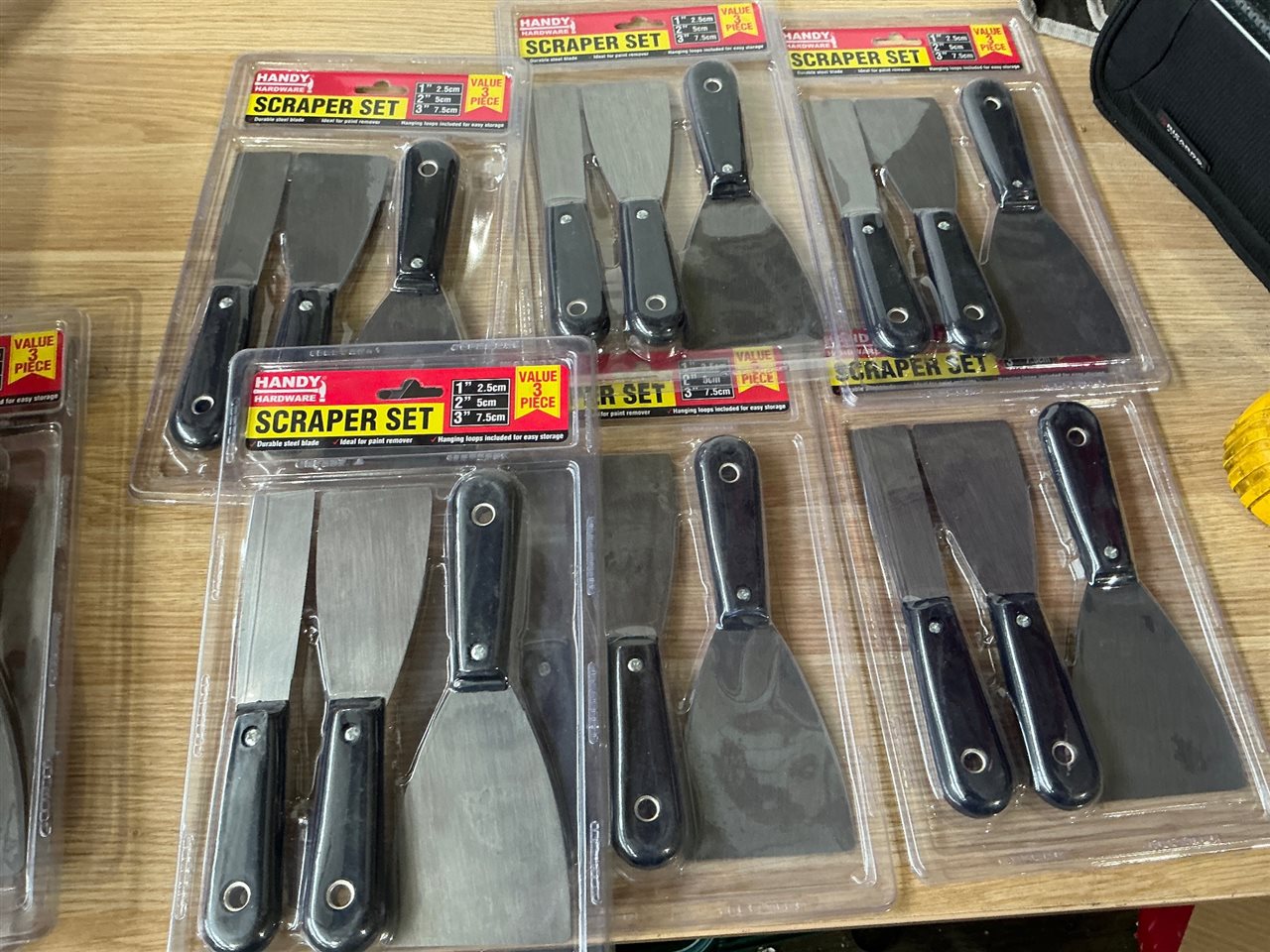 Scraper Set 3pc- Quantity of 6 Sets