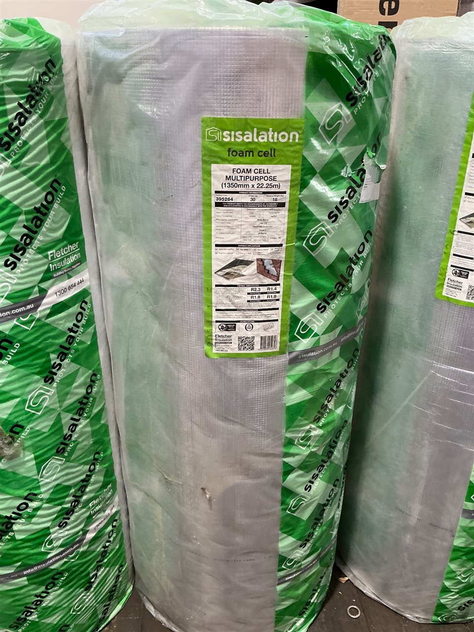 Sisalation Foam Cell - Roll - 1350 mm W x 22.25 Metre