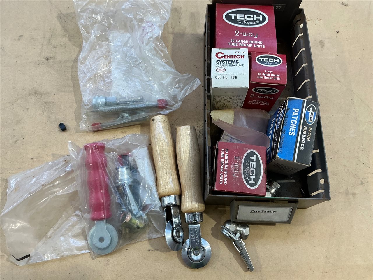 Tyre / Tube Repair Patches and Tools