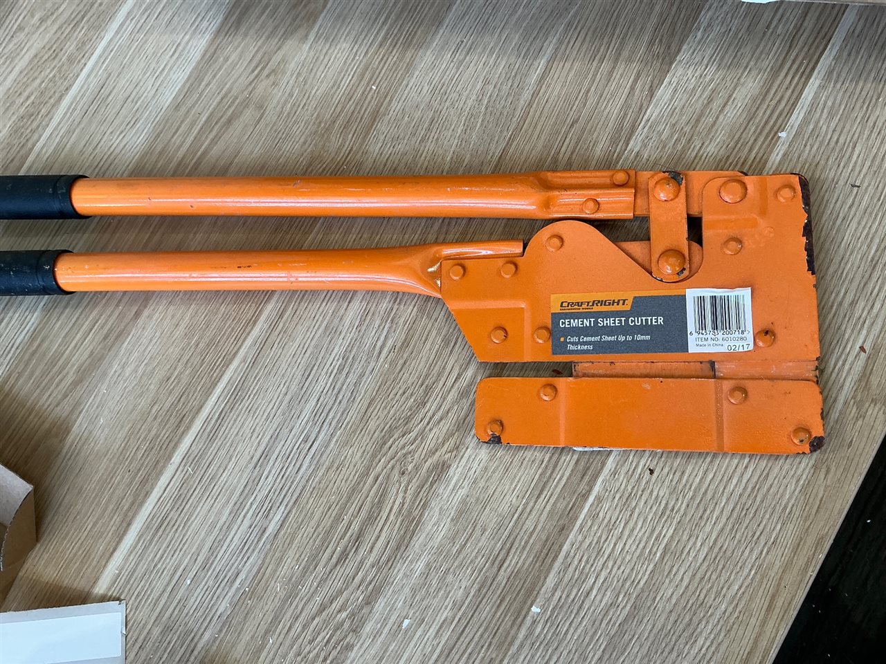 Craft Right Cement Sheet Cutter