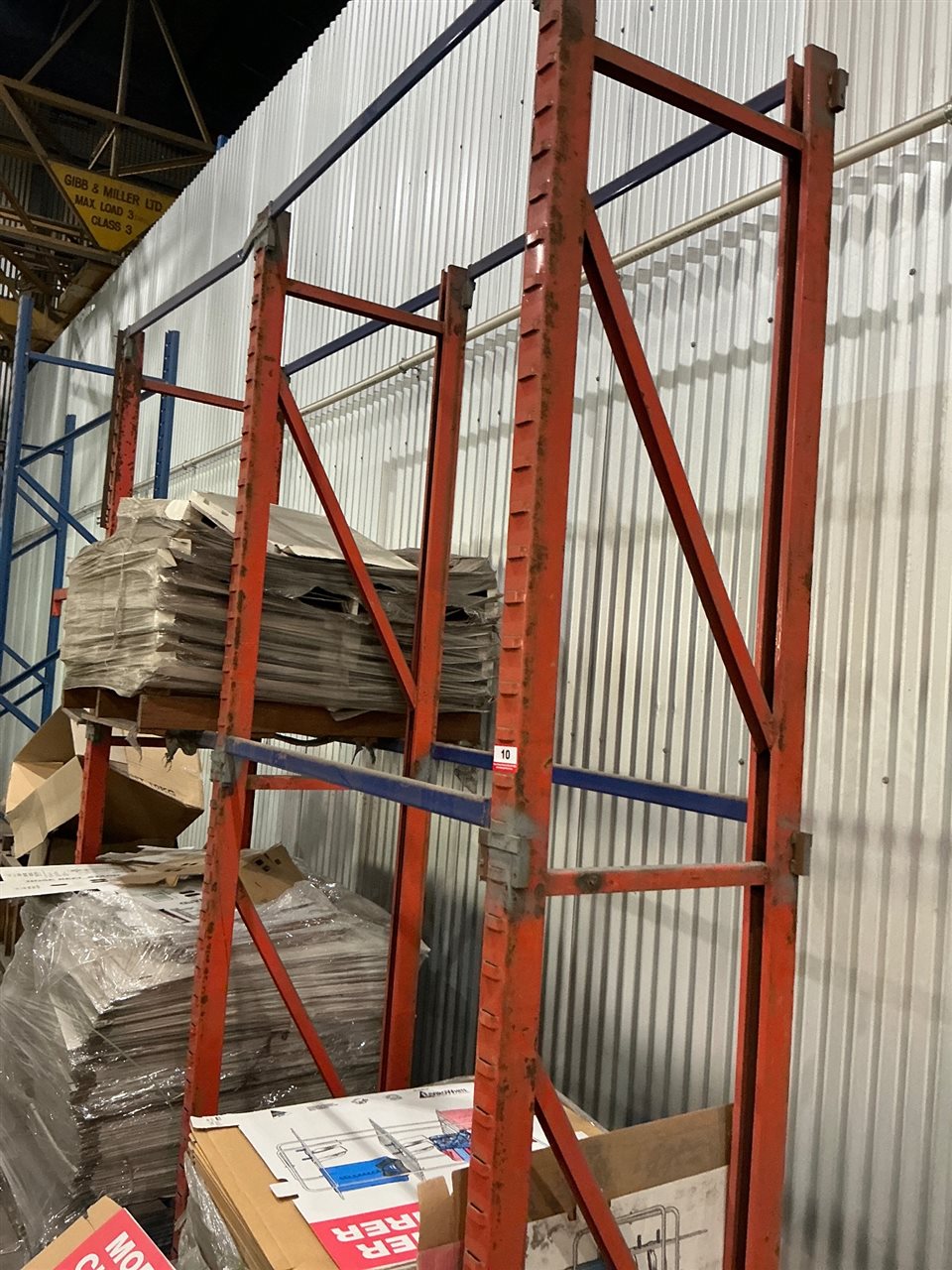 Pallet  Rack -2 Bays -3000 mm Long x  700 mm D x 2750   mm High
