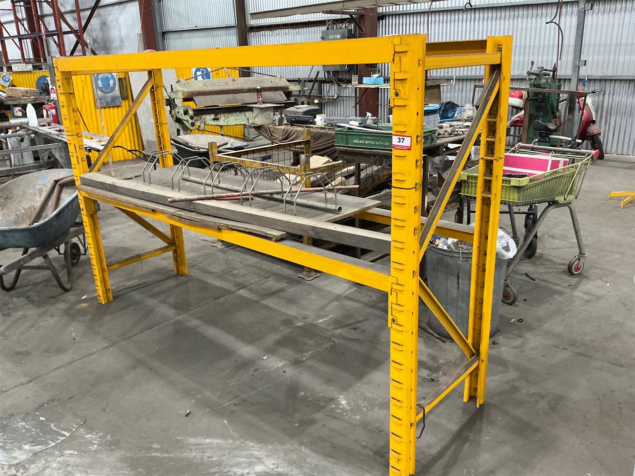 Pallet Storage  Rack -1 Bay -2600 mm Long x  750  mm D x 1600 mm High