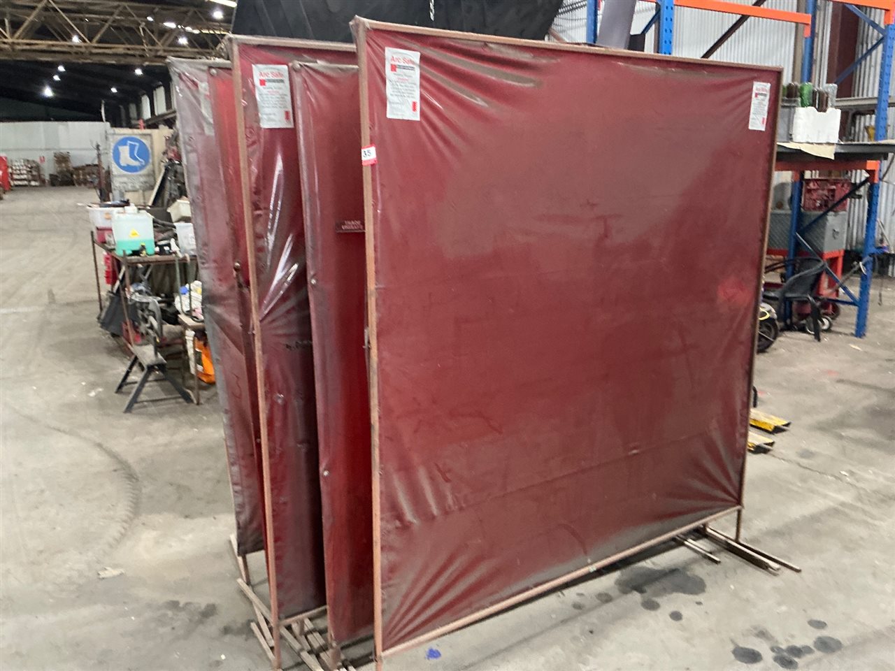 Welding Screens - Quantity of 7