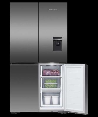 Fisher & Paykel Freestanding Quad Door Refrigerator Freezer, 90.5cm, 538, Model Number: RF605QNUVB1 - RRP $3999, Serial Number: BAP1W0019 Thumbnail