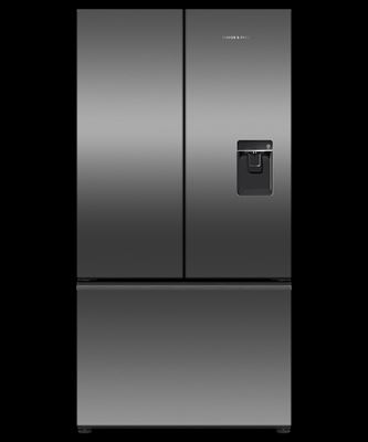 Fisher & Paykel Freestanding French Door Refrigerator Freezer, 90cm, 569L, Ice & Water, Model Number: RF610ANUB5 - RRP $3099 - Serial Number:BEV743145 Thumbnail