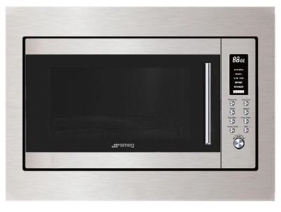 Smeg 31L Built-In Microwave With Trim Kit, Model Number: SMO31XT - RRP $950 Thumbnail