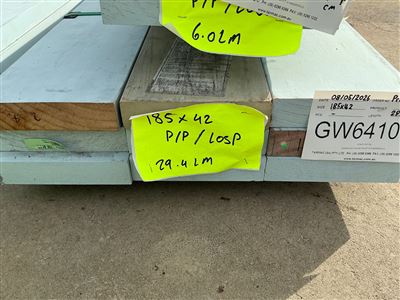 185 x 42, Primed LOSP Treated Pine, Mixed Lengths, 29.4 Lin Metres Total PK# GW641015 Thumbnail