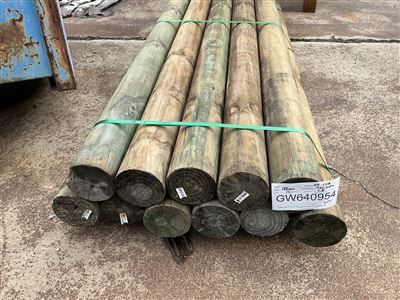 125 Dia, H4 CCA Treated Pine, Precision Post, 11 Pcs @ 1.8 M, 11 Pcs Total PK# GW640954 Thumbnail