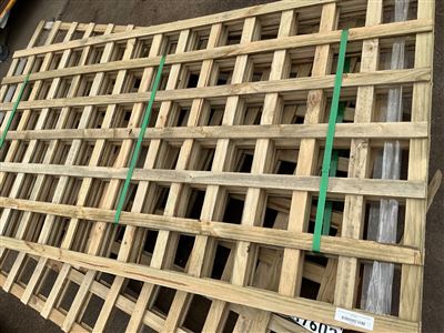 100mm Square Lattice, 1800 x 900, 4 pcs Total Pk 867602 Thumbnail