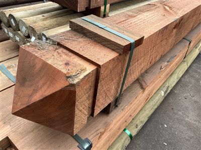 200 x 200, Tan-E Tint Treated Pine, Sawn Collar Point, 1 pc @ 2.4 M, 2.4 Lin Metres Total Pk 854634 Thumbnail