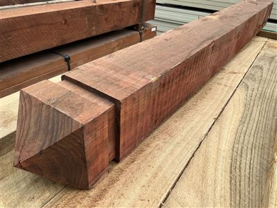 150 x 150, Tan-E Tint Treated Pine, Sawn Collar Point, 1 pc @ 1.8 M, 1.8 Lin Metres Total Pk 842534 Thumbnail