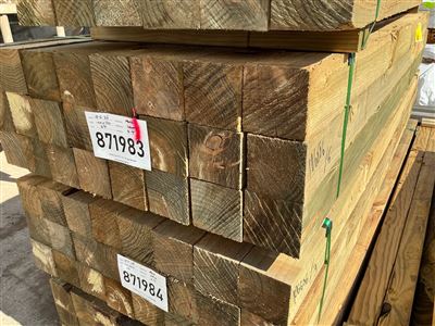 100 x 100, CCA Treated Pine, Sawn, 24 pcs @ 2.4 M, 57.6 Lin Metres Total Pk 871983 Thumbnail