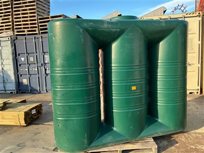 TSL660 3000L Slimline Water Tank, Heritage Green - Minor Cosmetic Scratch - Size 2.15 m h x 2.48 m long x 0.81 m Width -RRP $1,655 Thumbnail