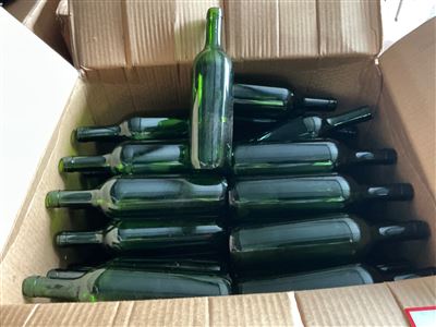 Wine Bottles -  Art On of Approx 100 (( Collect From Modbury ) Thumbnail