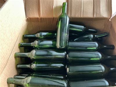 Wine Bottles -  Art On of Approx 100 (( Collect From Modbury ) Thumbnail