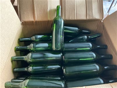 Wine Bottles -  Art On of Approx 100 (( Collect From Modbury ) Thumbnail