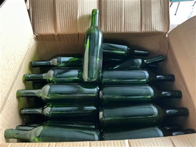 Wine Bottles -  Art On of Approx 100 (( Collect From Modbury ) Thumbnail