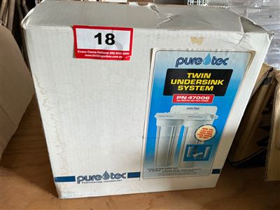 Pure Tec Under Sink Water Filter  -   (Collect From Modbury ) Thumbnail