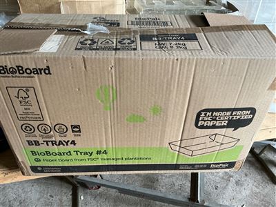 Bio Board Food Trays |Carton of 250     -   (Collect From Modbury ) Thumbnail