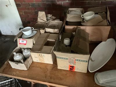 Quantity  of Hotel Crockery Cups, Sauces, Salt and Pepper (Collect From Modbury ) Thumbnail