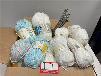 Assorted Baby Wool, Acrylic And Knitting Needles Thumbnail