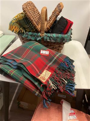 Picnic Basket Of Rugs, One Is Onkaparinga Thumbnail