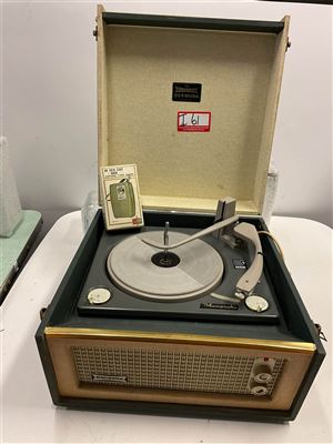 Vintage Record Player Dansette Bermuda Monarch And Am/ Fm Solid Transistor, Untested, "Sold As Is" Thumbnail