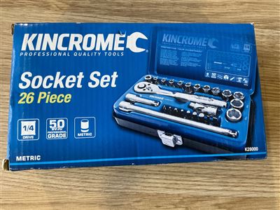 Kincrome 26 PCE. Metric  ¼” Drive Socket Set Thumbnail