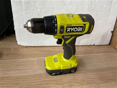 Ryobi 18 V. Cordless RPD18 Drill and 2 Ah Battery Thumbnail