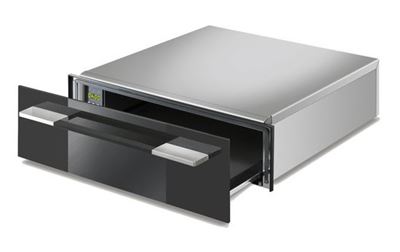 Smeg Black Linea Warming Drawer - Model Number: CT15NE-2-T2 - RRP $1,690 - Ex Demo Thumbnail