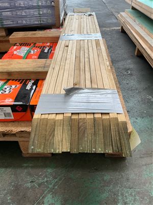 70 x 19 x 1.5 M, Tan-E Green Pine, Pointed Picket, 12 Pcs Total PK# GW640964 Thumbnail